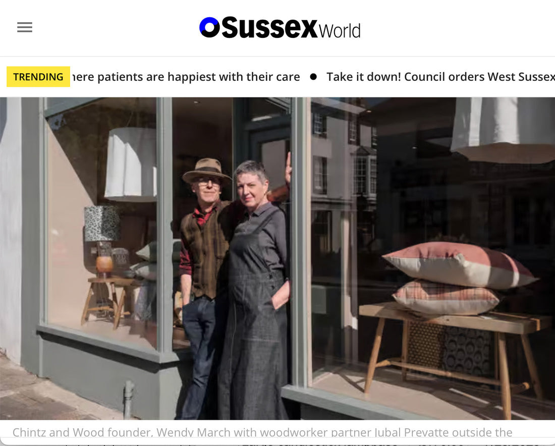 Chintz and Wood in "Sussex World"