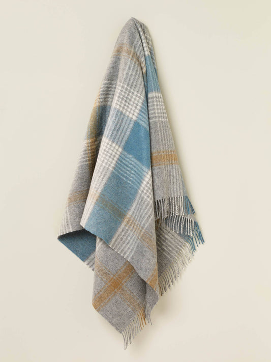 British Wool Classic Check Throw