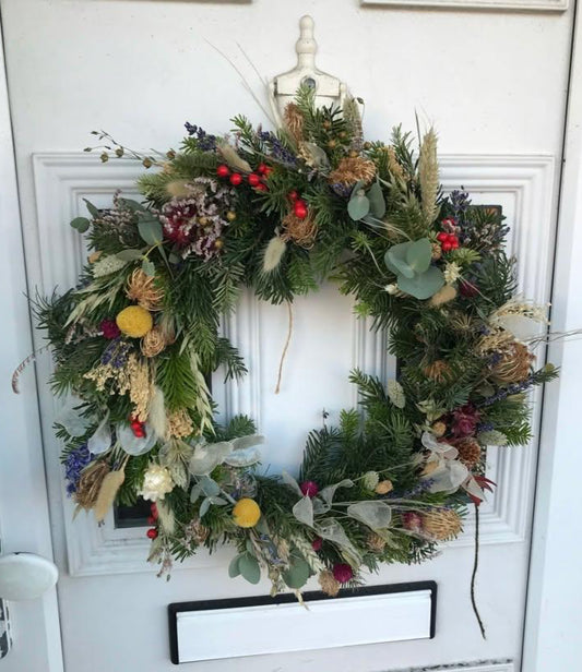 Create your own beautiful Christmas Wreath.