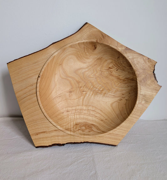 Winged Ash Low Bowl