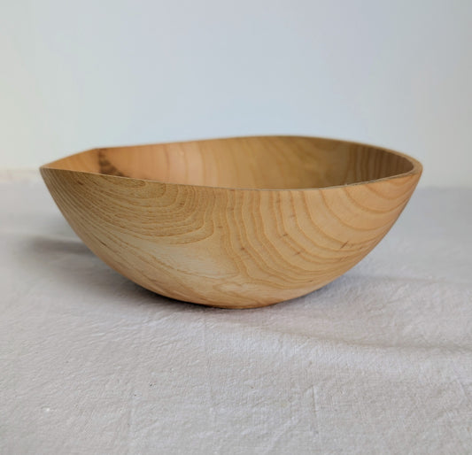 Ash Bowl with Leaf