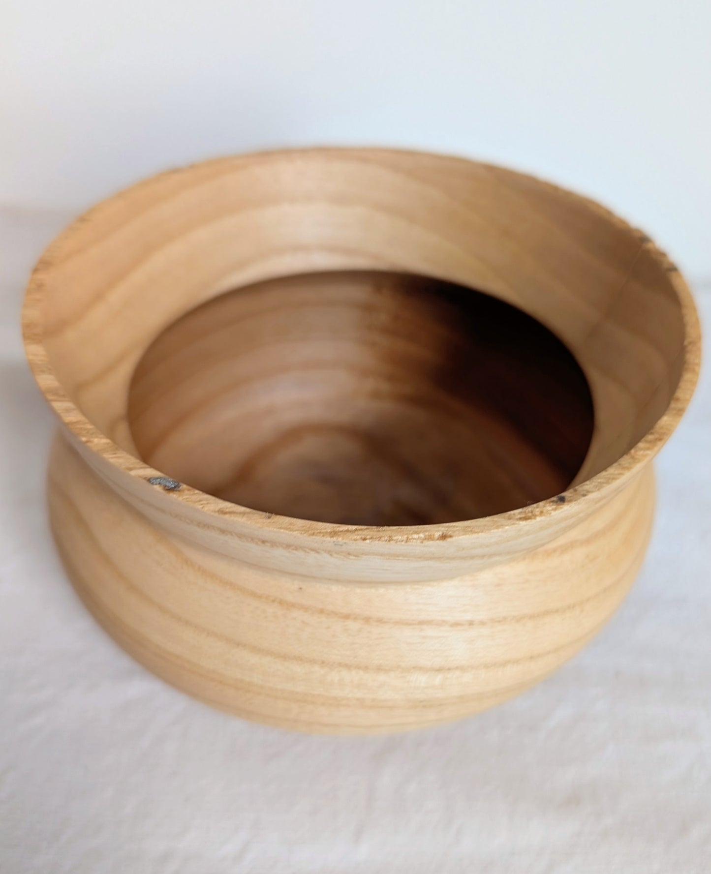 Flared Neck Pale Ash Vase