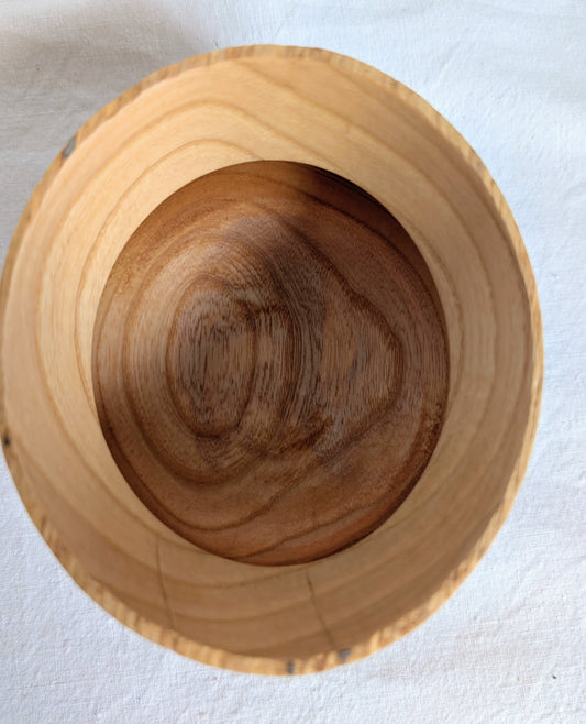 Flared Neck Pale Ash Vase