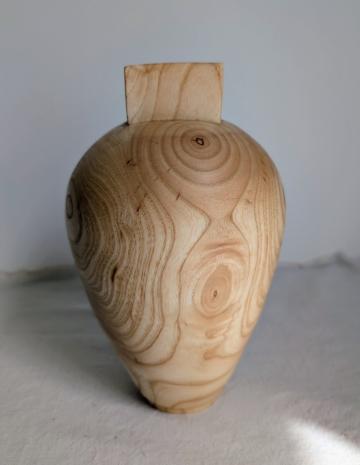 Square Neck Ash Vase