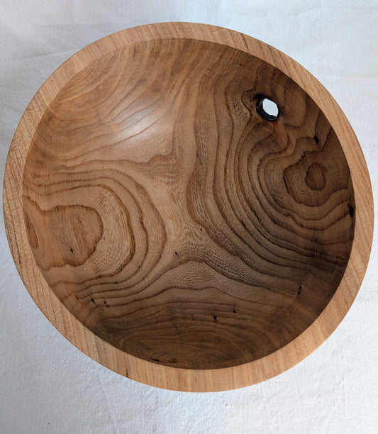 Elm Bowl with hole
