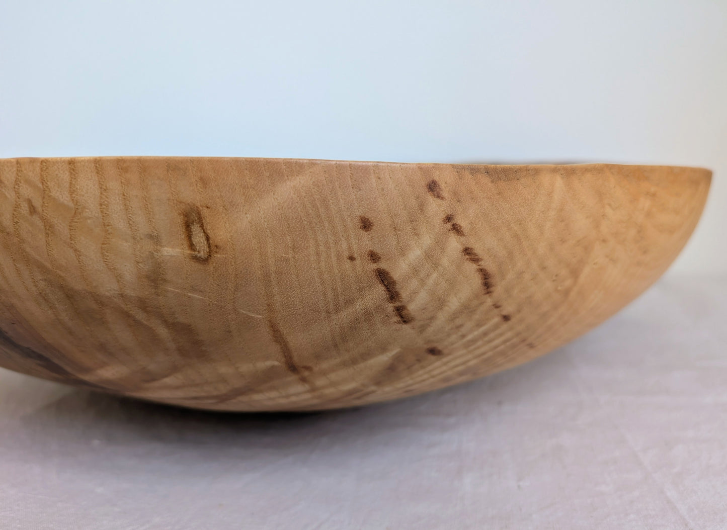 Large Olive Ash Salad Bowl