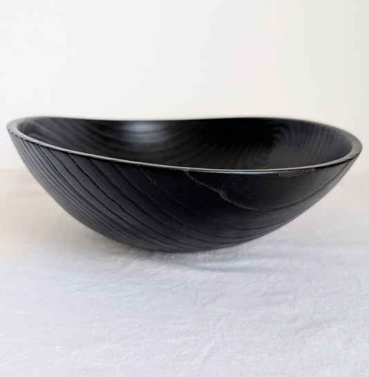 Black Burnt Ash Bowl