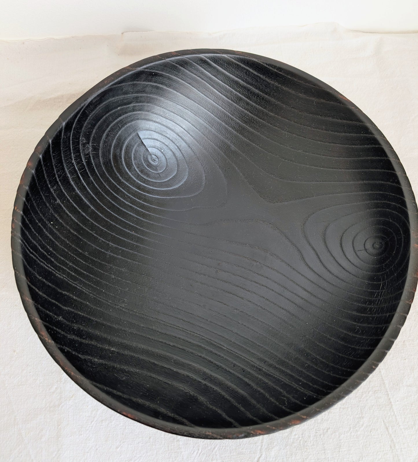 Black Burnt Ash Bowl