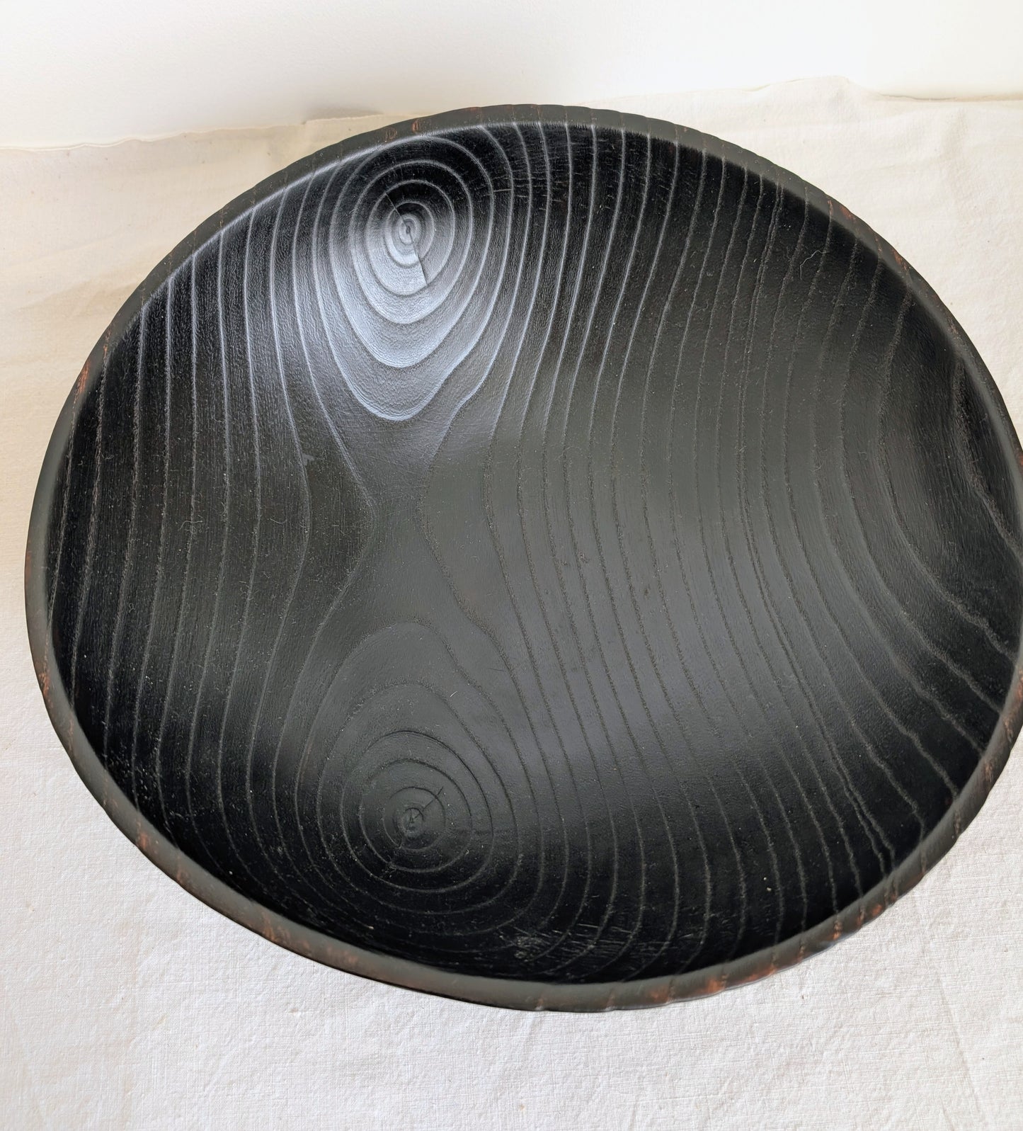 Black Burnt Ash Bowl