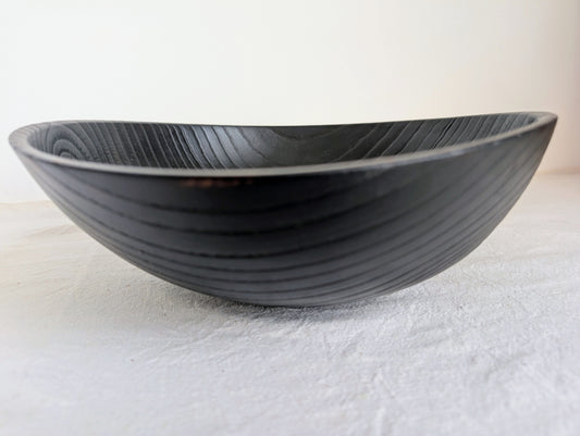 Black Burnt Ash Bowl