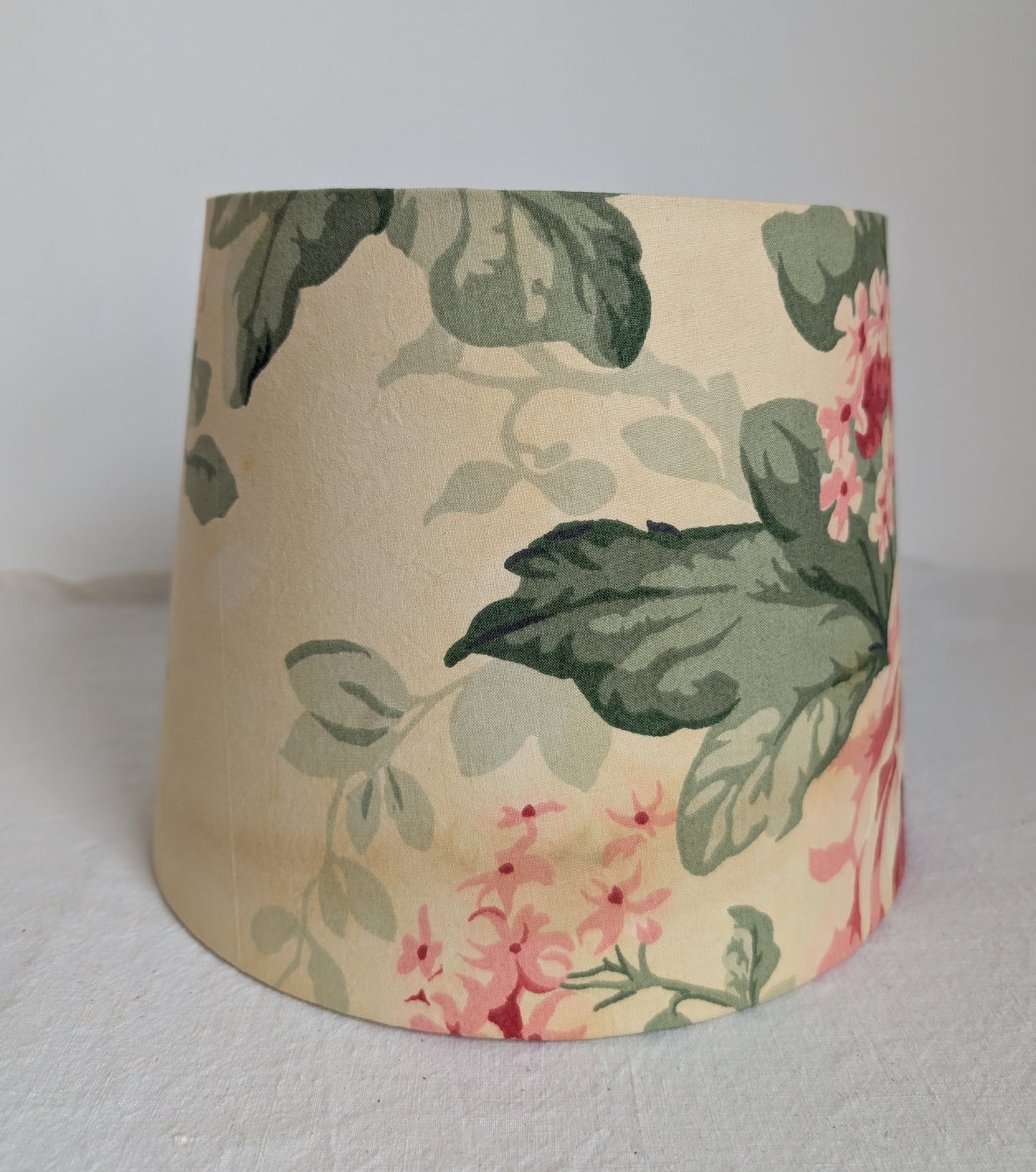 Yellow 25cm empire lampshade dyed with gorse flowers
