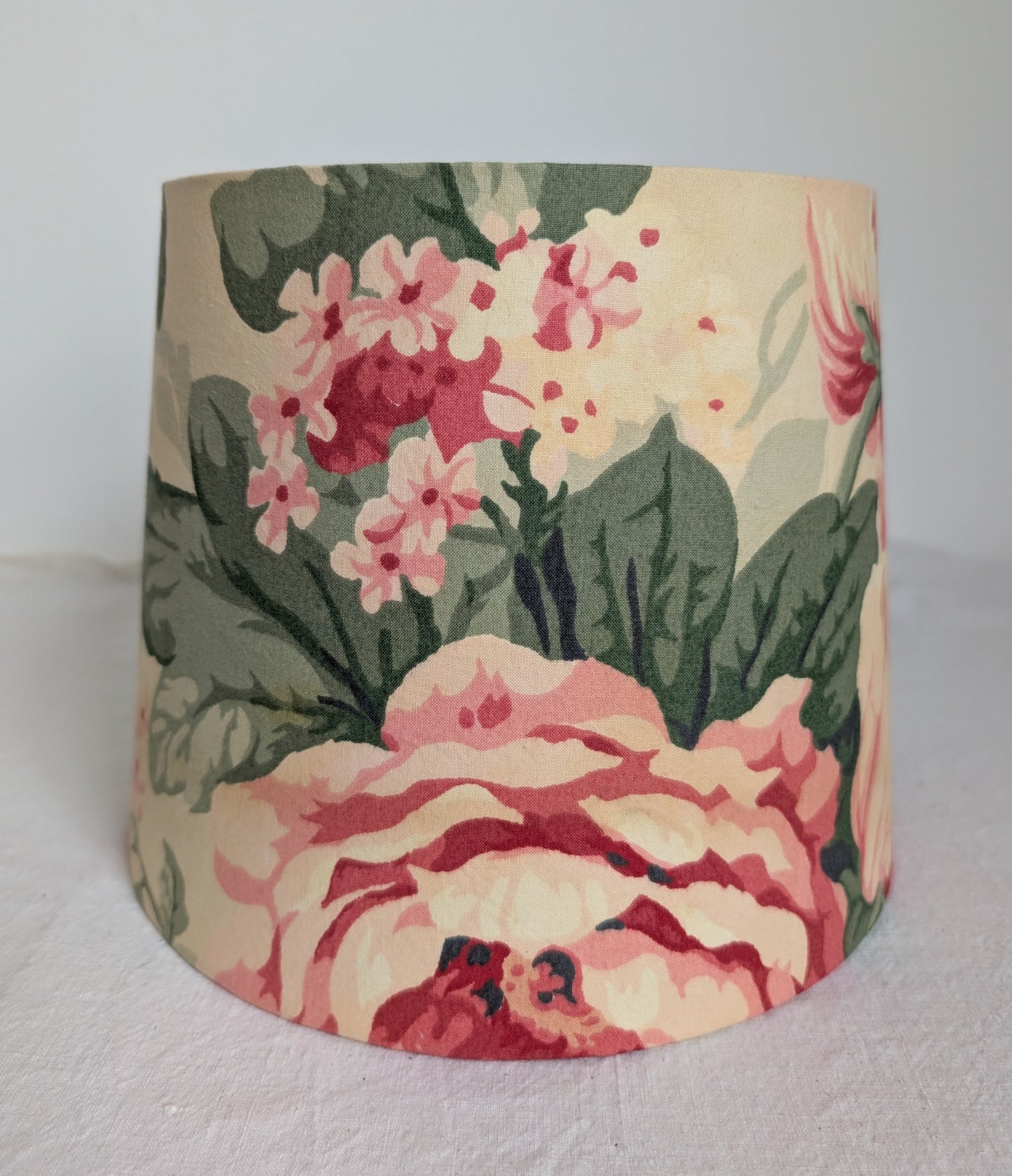Yellow 25cm empire lampshade dyed with gorse flowers