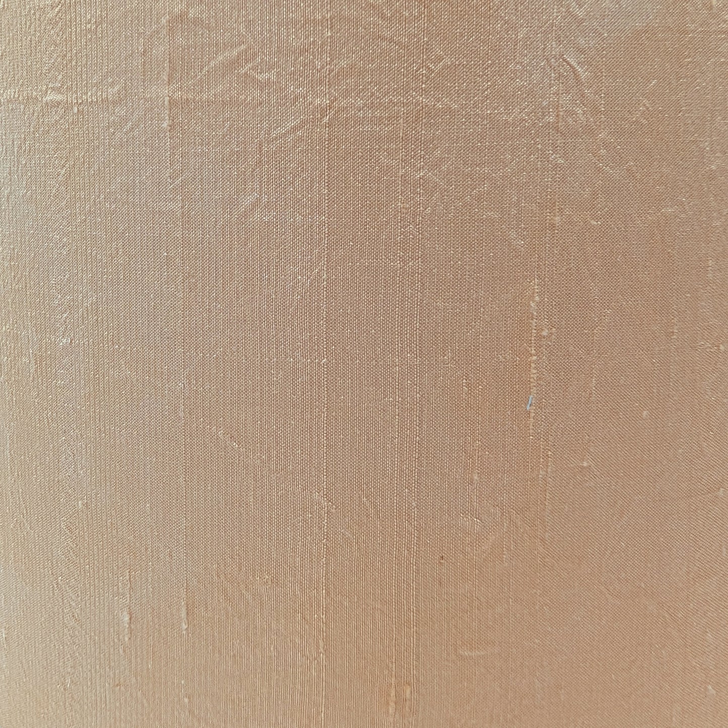 Beige silk 20cm drum lampshade dyed with dahlia flowers