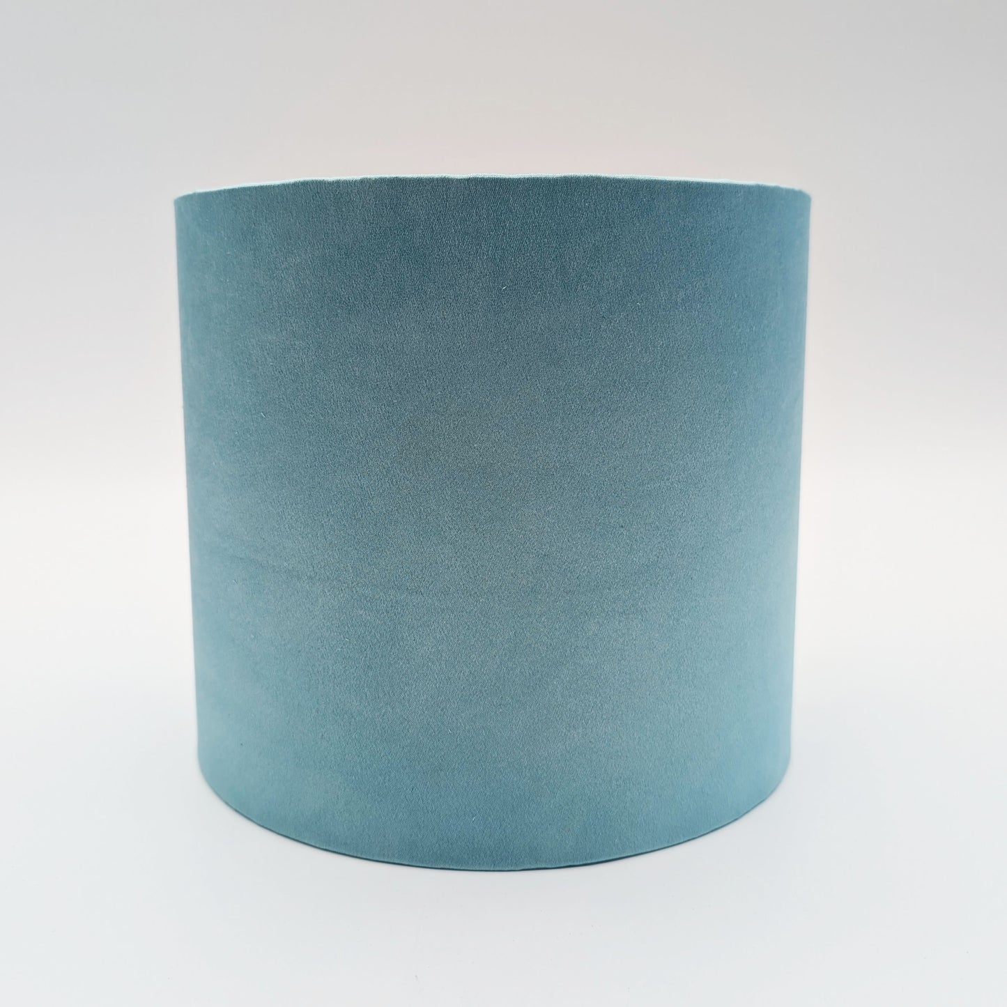 Blue 20cm drum lampshade dyed with fresh indigo