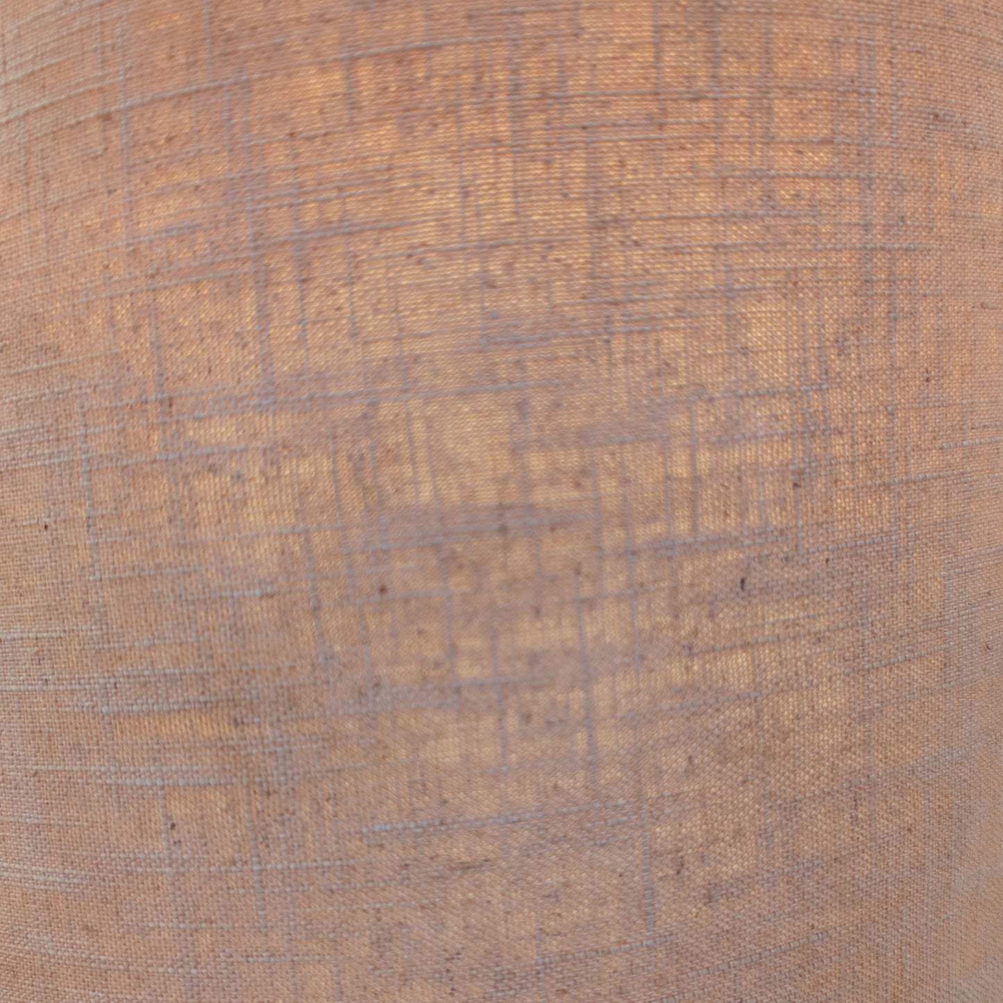 Beige 25cm empire lampshade dyed with willow bark