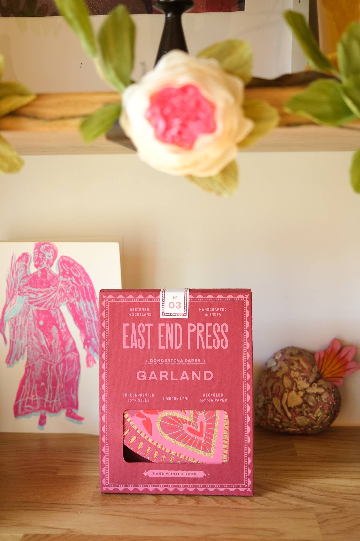 Hearts Concertina Garland