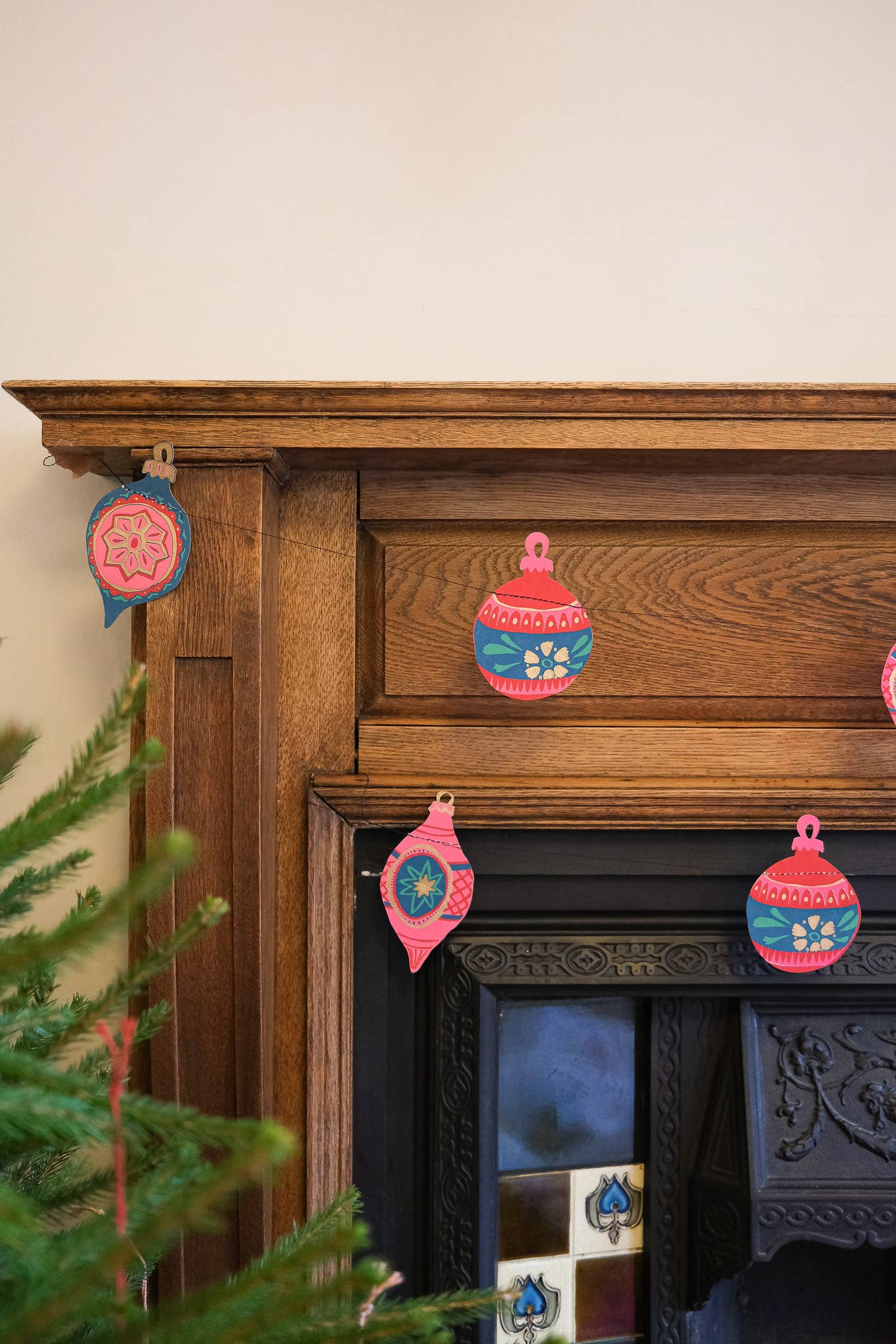 Baubles Sewn Garland