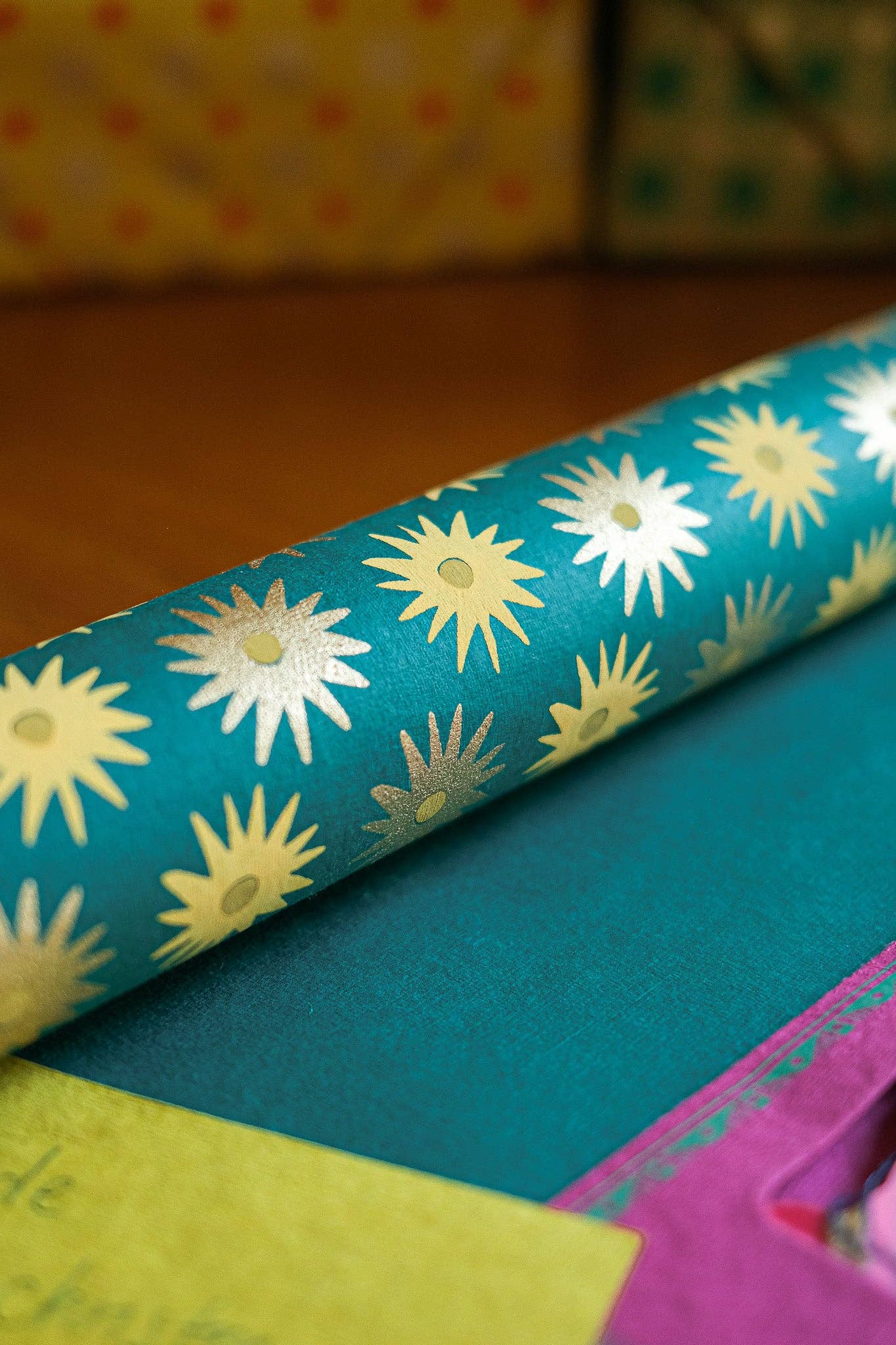 Festive Gift Wrap: Winter's Bloom