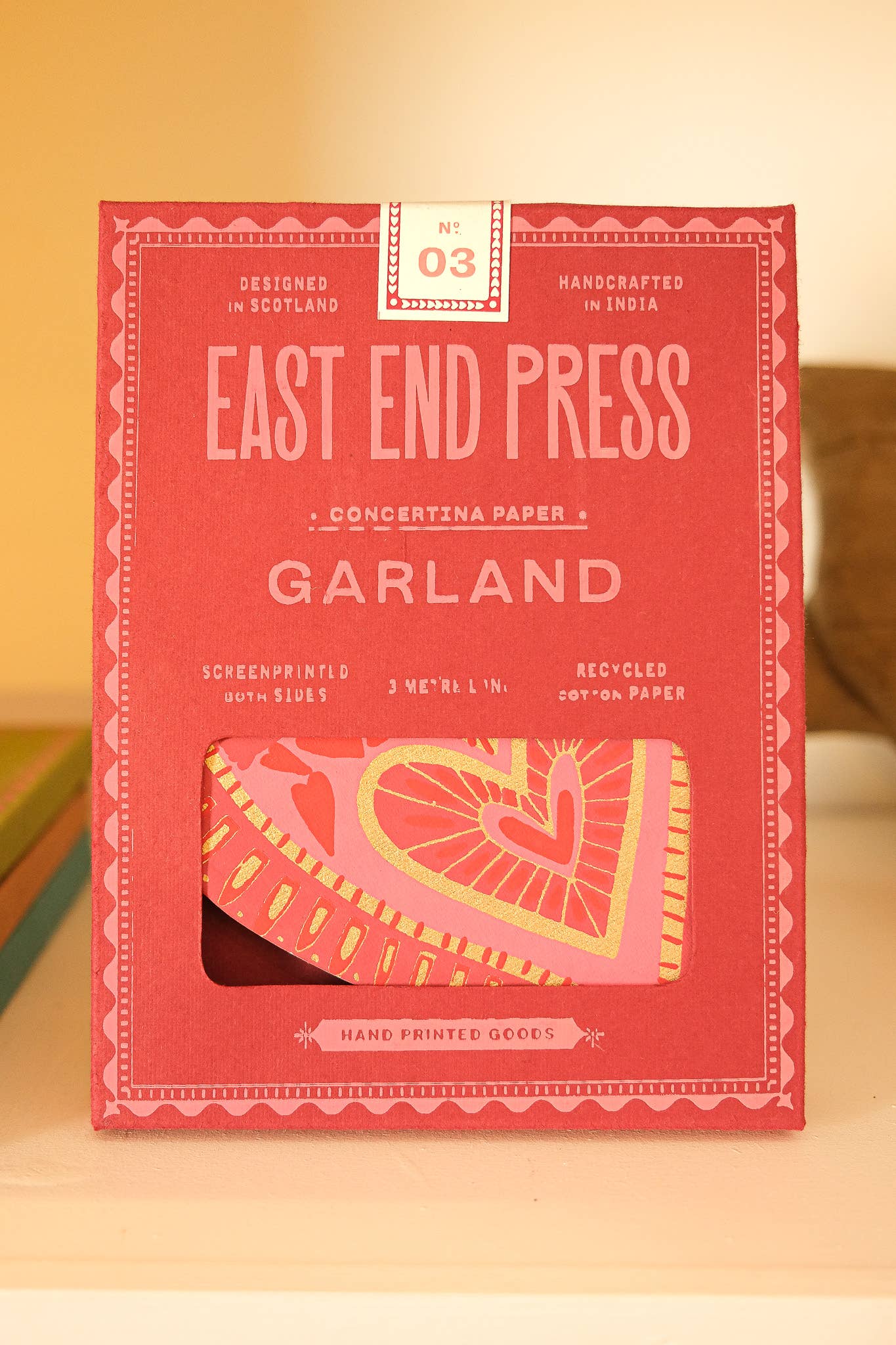 Hearts Concertina Garland