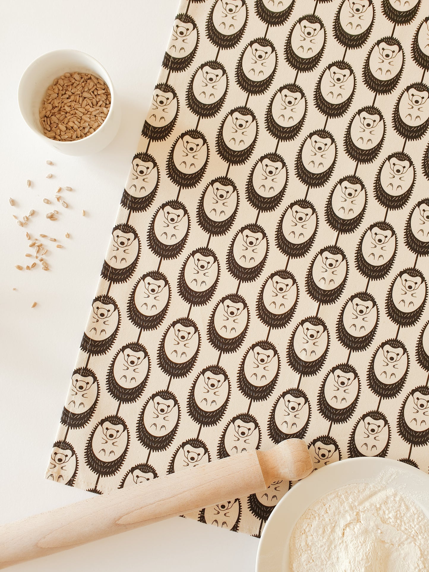 Hannah Issi Hedgehog teatowel