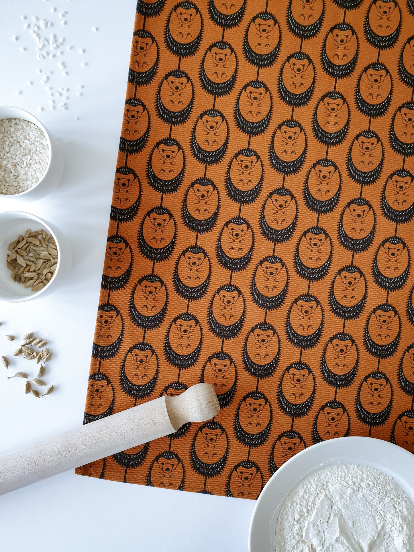 Hannah Issi Hedgehog teatowel
