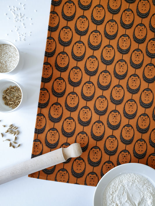 Hannah Issi Hedgehog teatowel