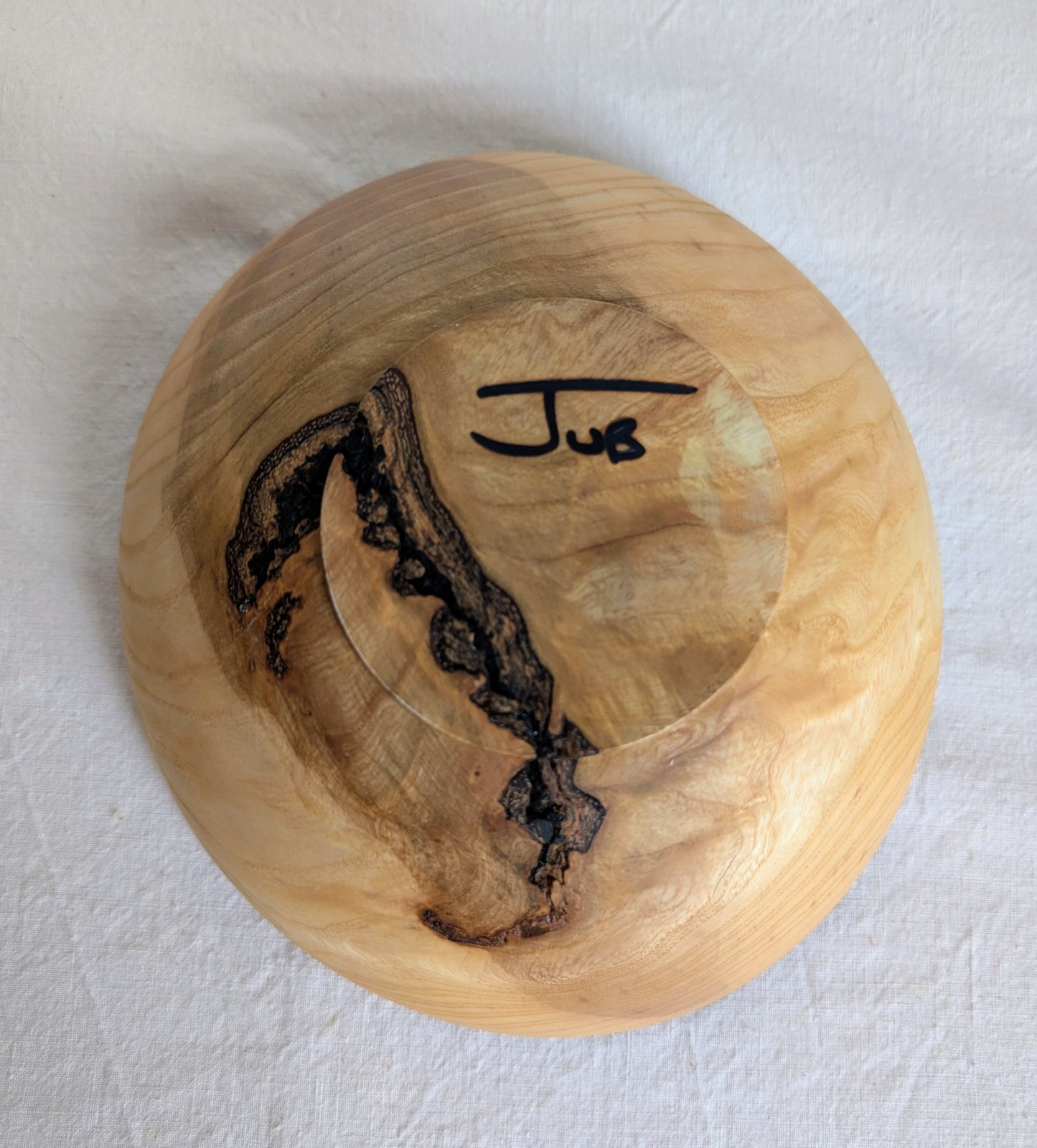 Ash Bowl with Leaf