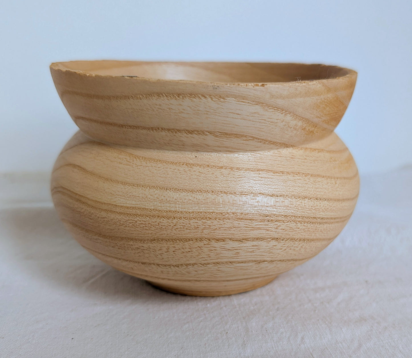 Flared Neck Pale Ash Vase