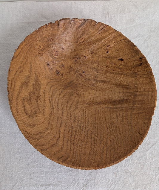 Warped Oak Bowl