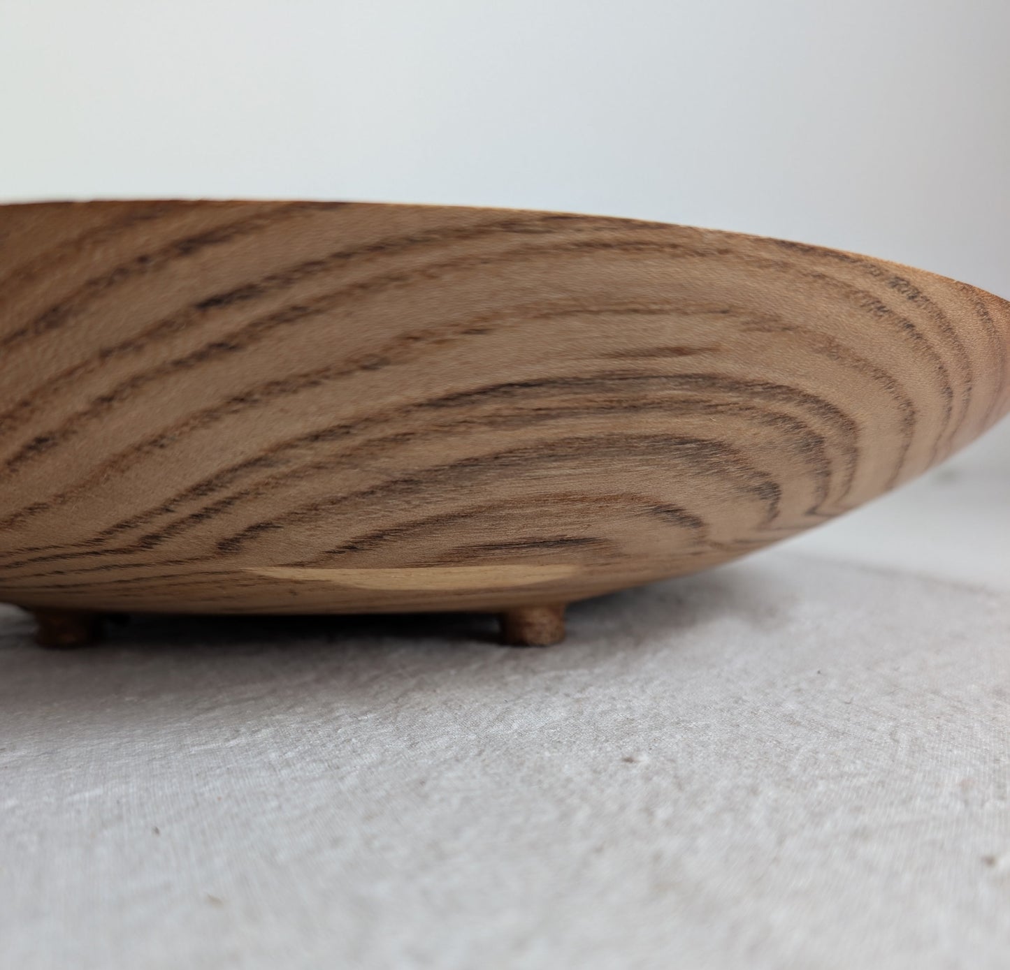Two-legged Elm Platter with Stitching