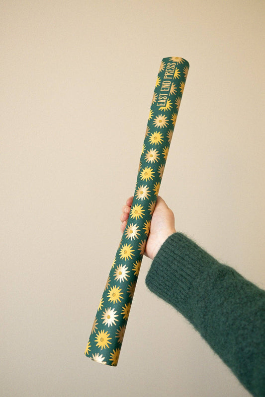 Festive Gift Wrap: Winter's Bloom