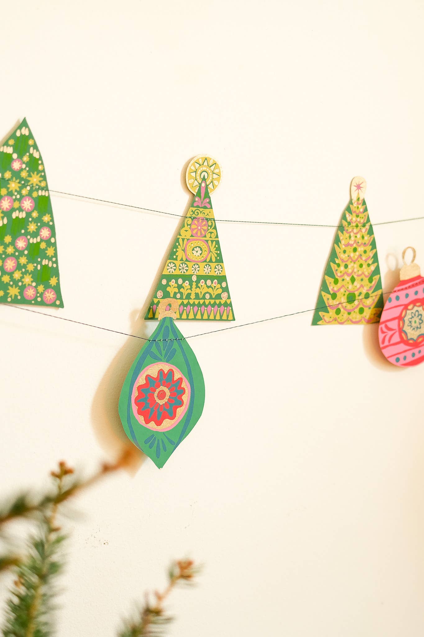 Baubles Sewn Garland