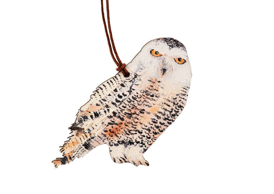 Snowy Owl right facing decoration