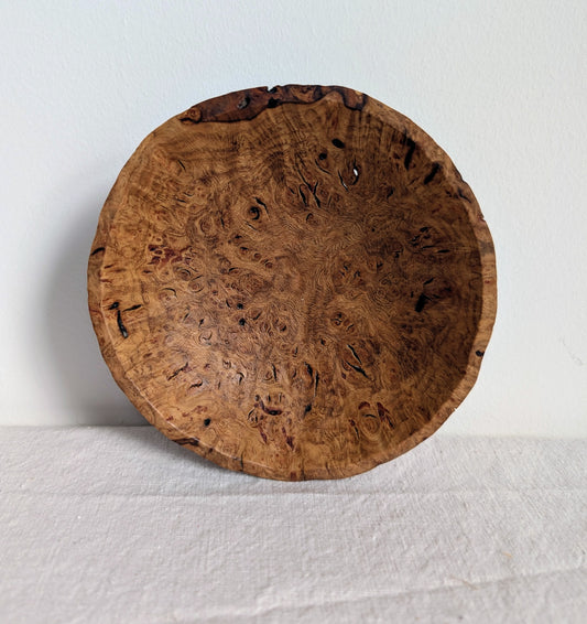 Oak Burr Bowl - tiny